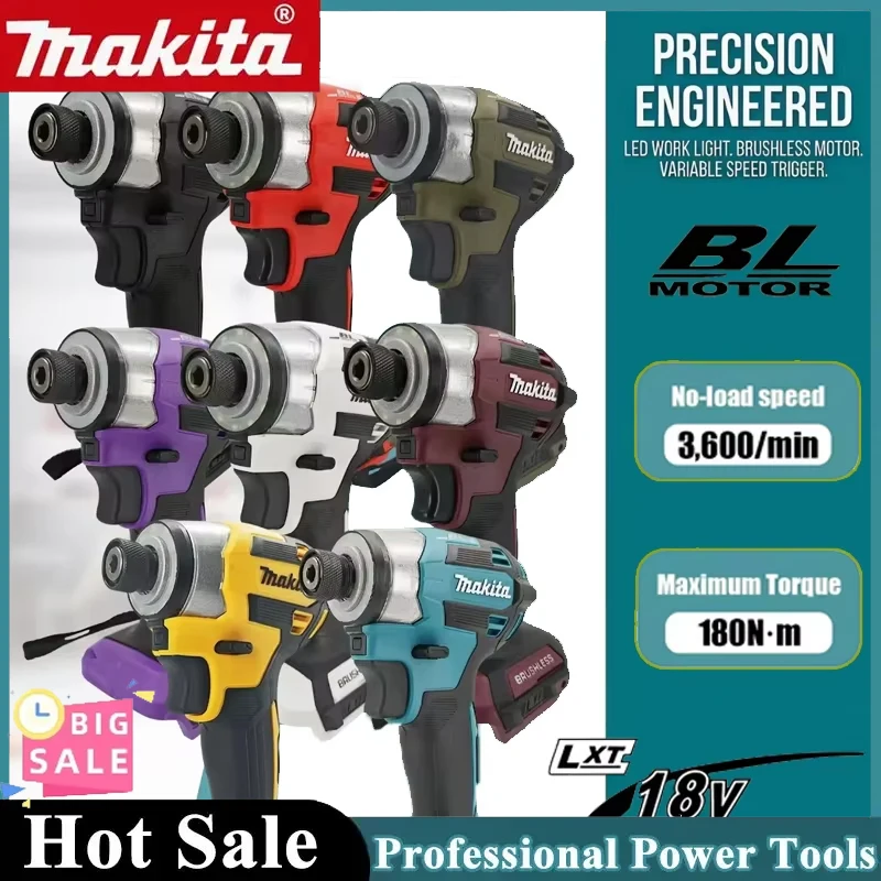Woodworking Essential Tools - 18V Makita DTD173 Brushless Cordless Impact