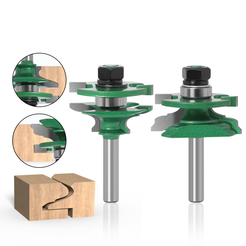 Woodworking Joints - 2Pcs Wood Frame Joint Router Bit