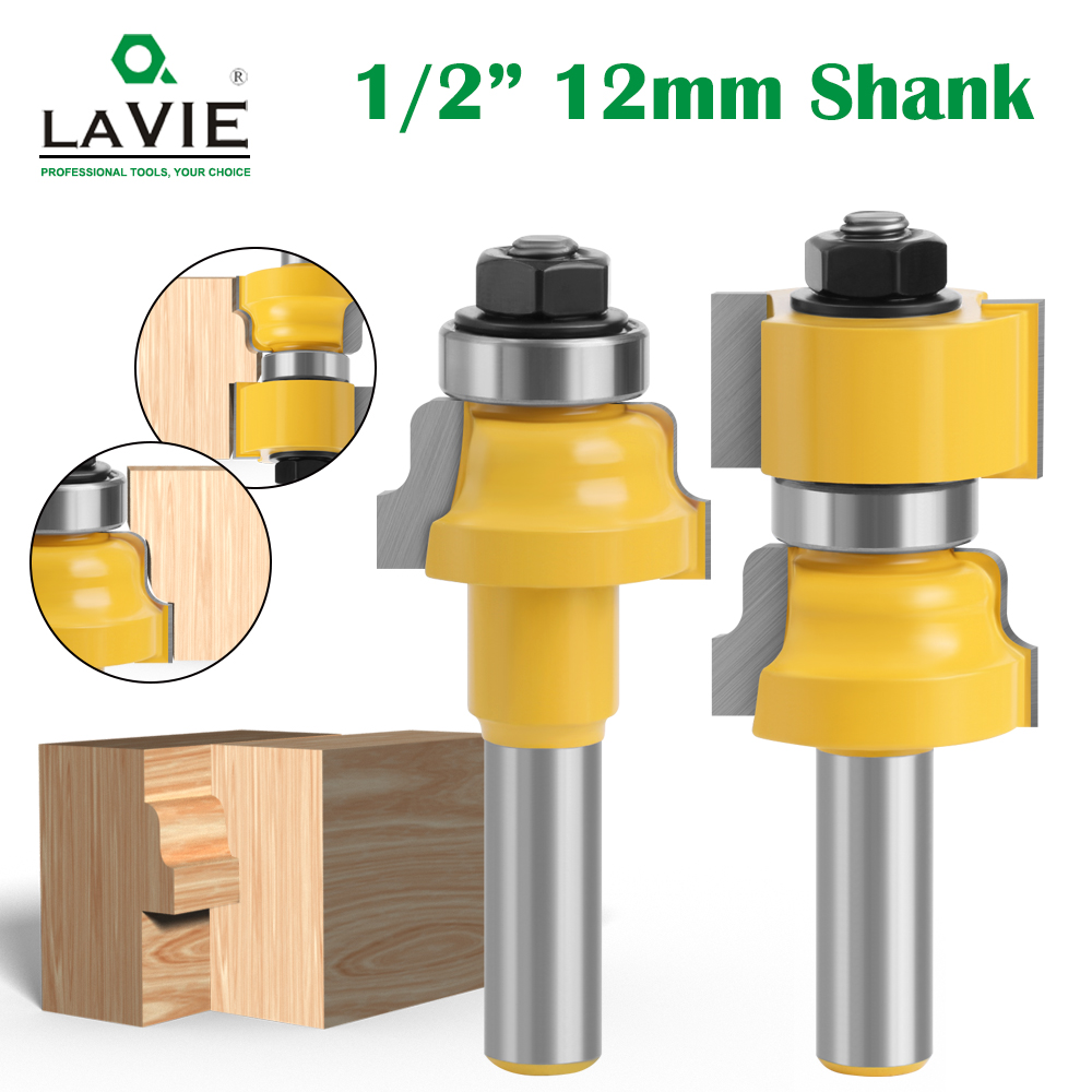 Woodworking Manufacturing - LAVIE 2pcs 12mm 1/2 Inch Shank