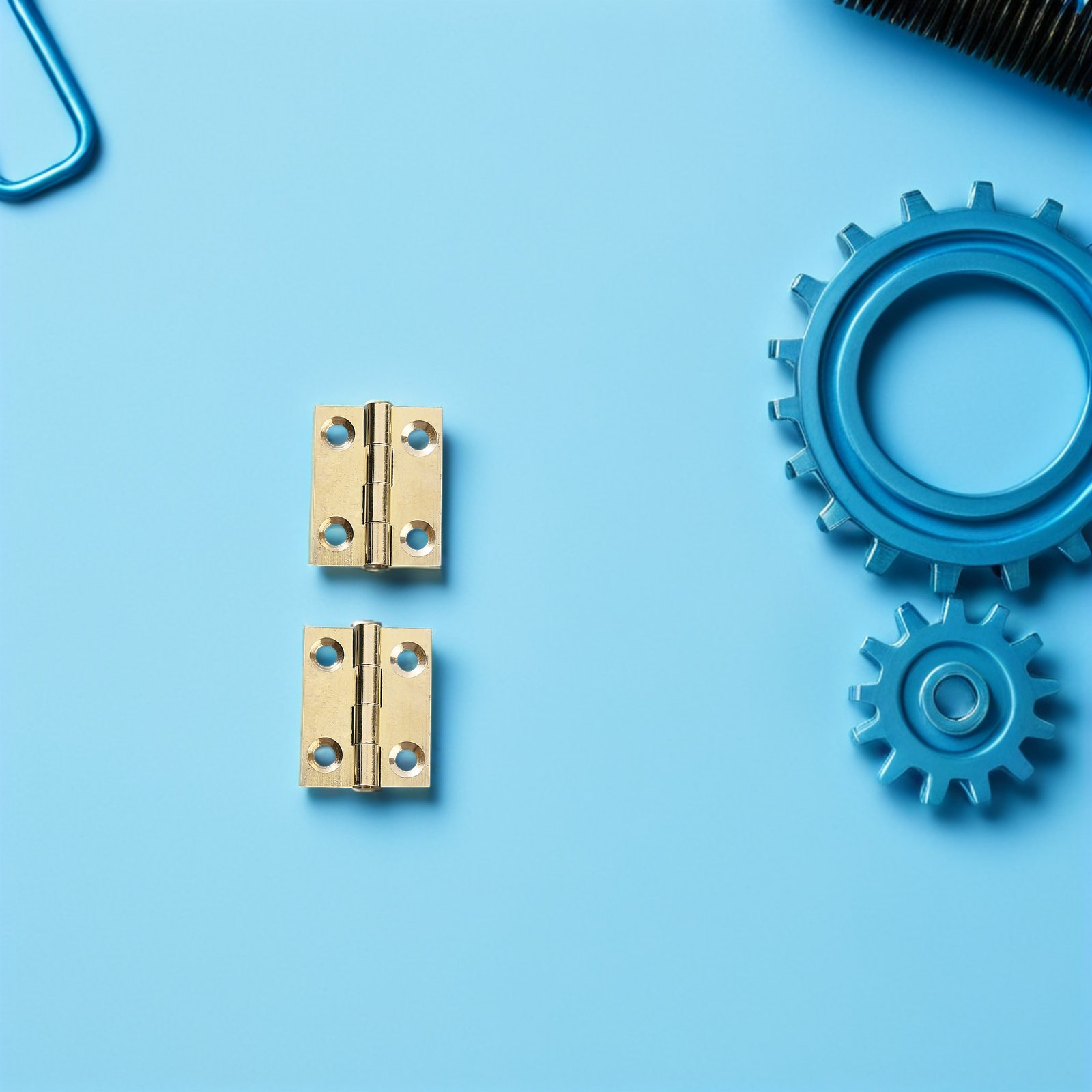 10Pcs Brass Cabinet Door Hinge - Woodworking Kitchen Projects ulasan dan harga