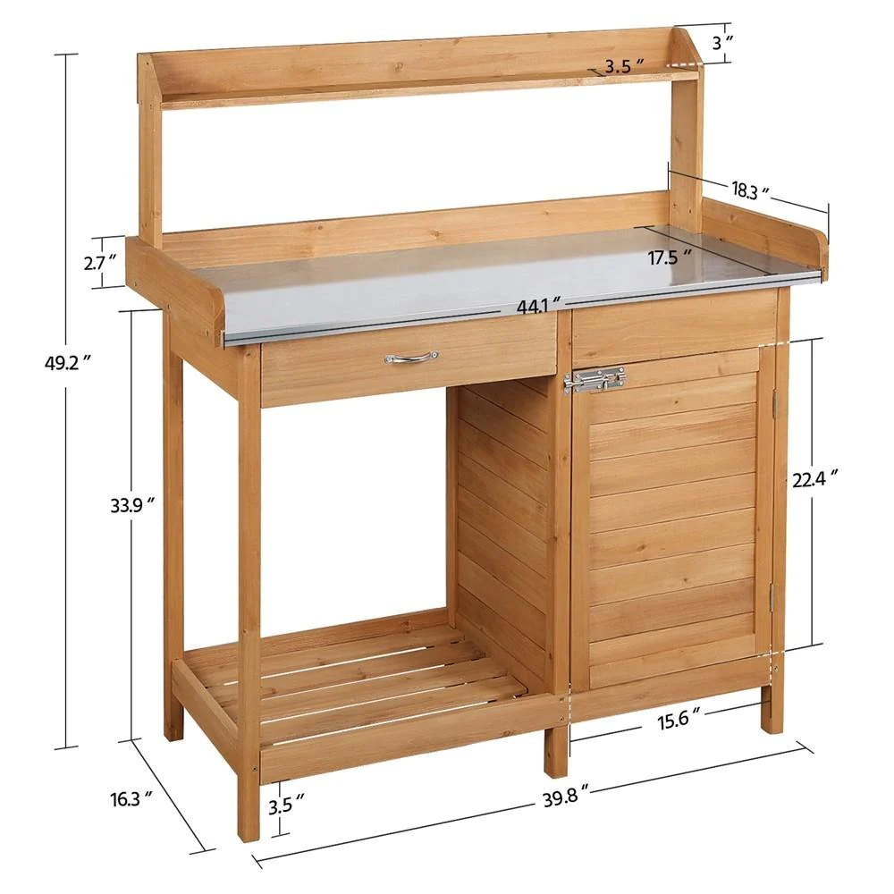 Outdoor Home Use Solid Wood Po - Woodworking Workbench ulasan dan harga