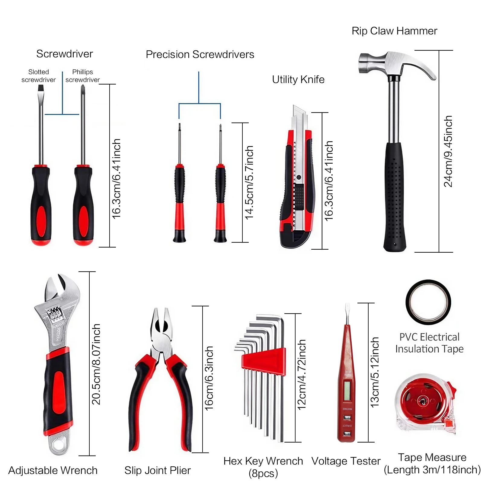 39/45pcs Hardware Household Ha - Woodworking Hand Saw ulasan dan harga