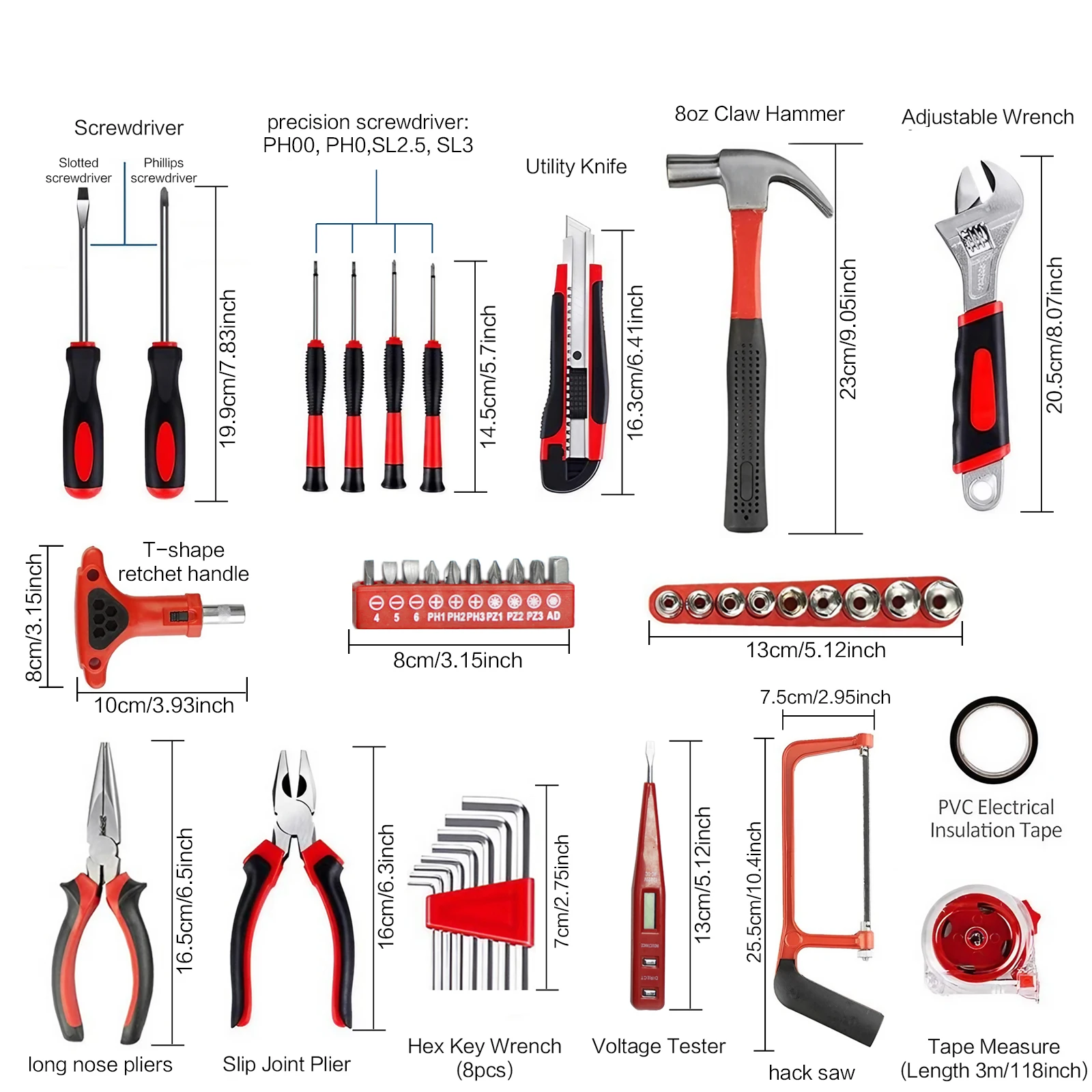 39/45pcs Hardware Household Ha - Woodworking Hand Saw ulasan dan harga