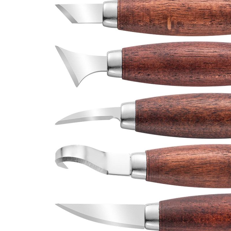 5 Pcs Wood Carving Chisel Set  - Woodworking Project ulasan dan harga