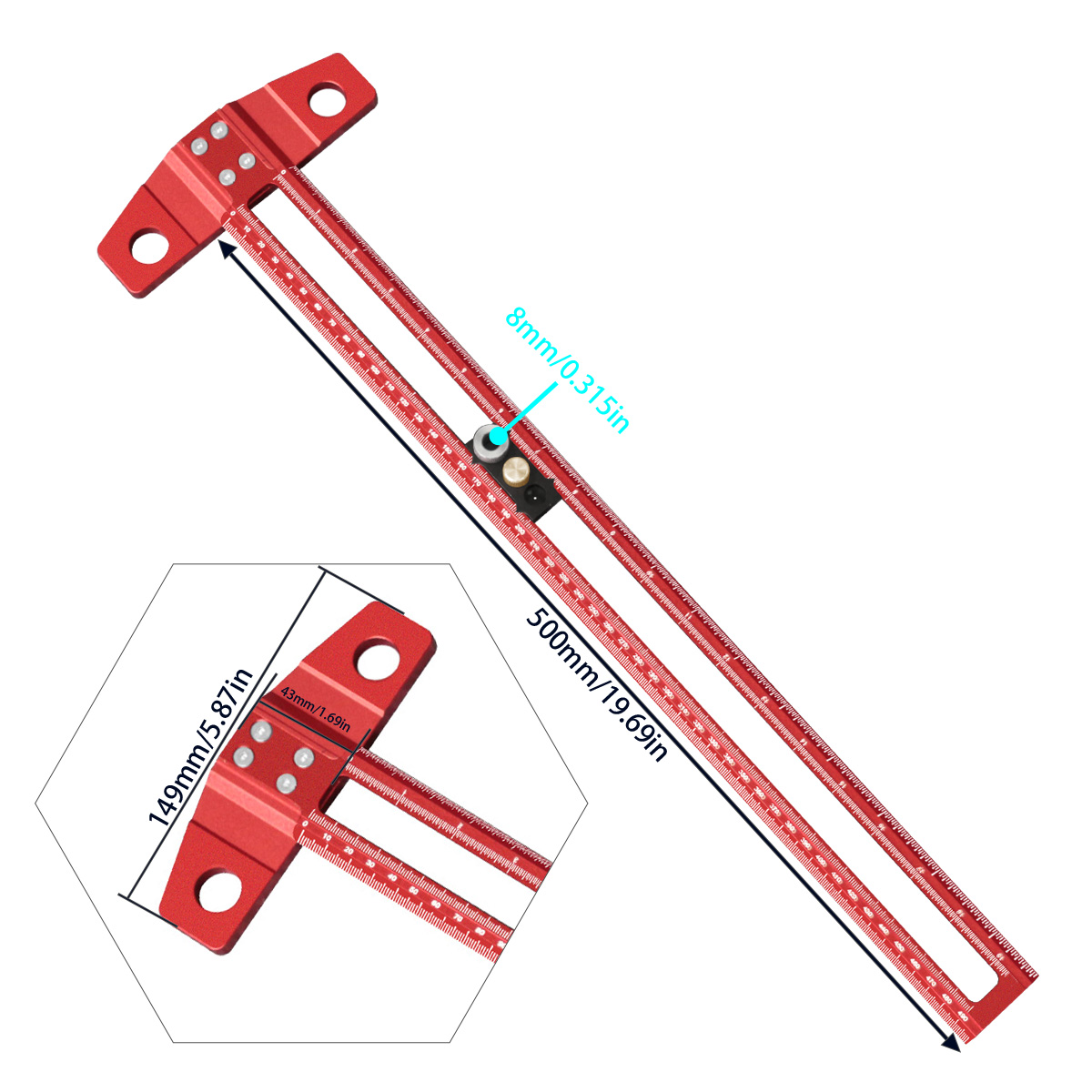 Woodworking T-Square Marking G - Woodworking Project ulasan dan harga