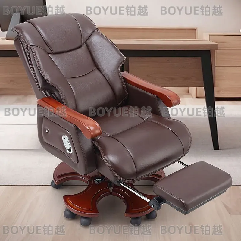 Executive Leather Office Chair - Woodworking Desk Chair ulasan dan harga