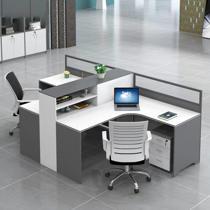 Modern Simple 4/6 Staff Desk T - Woodworking Desk Chair ulasan dan harga