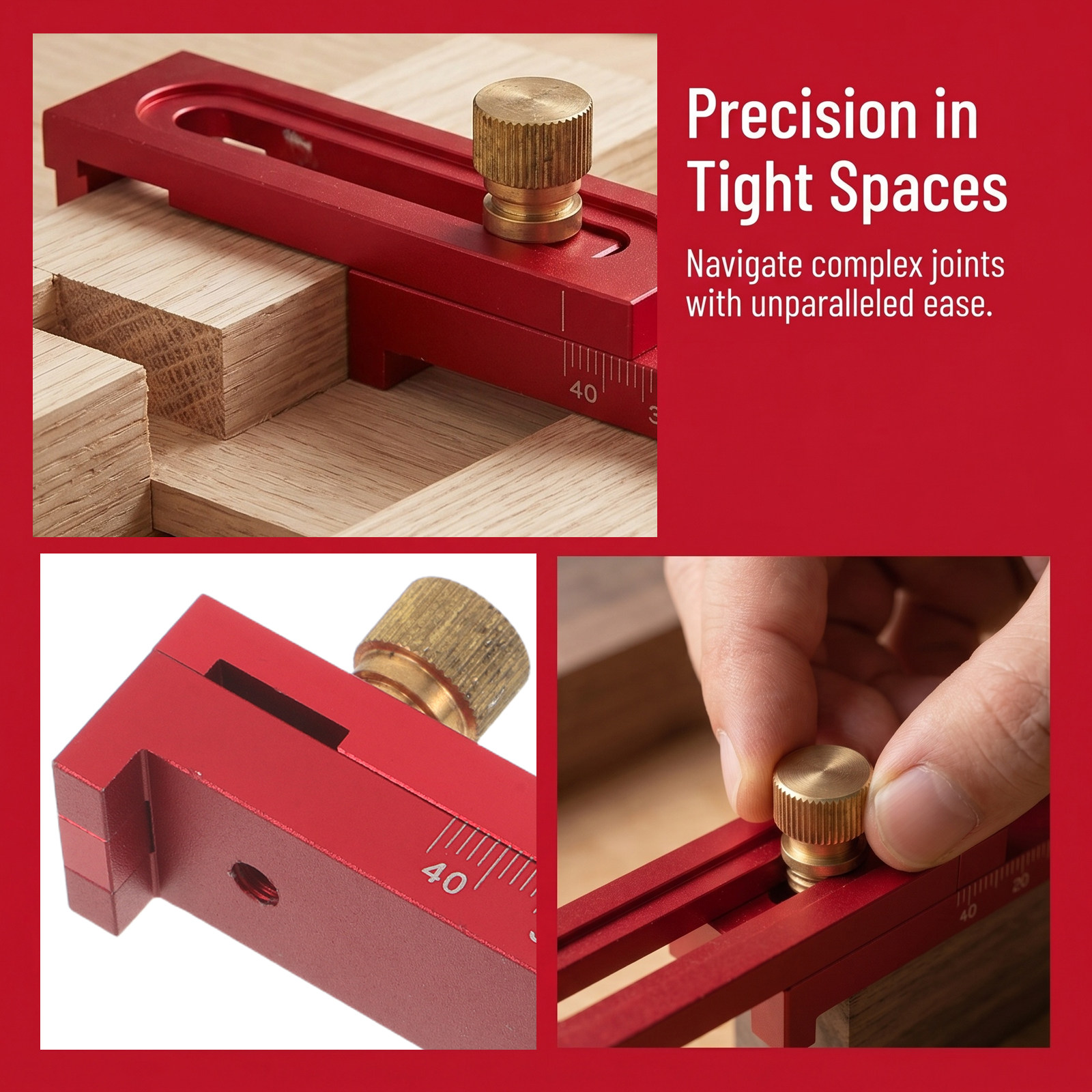 Woodworking Measuring Ruler 5- - Woodworking Joints ulasan dan harga
