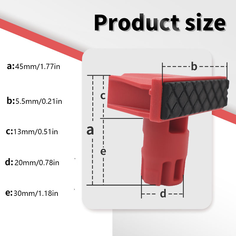 4Pcs Plastics Bench Dogs, 20mm - Woodworking Essential Tools ulasan dan harga
