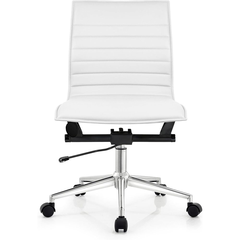 Padded PU Leather Desk Chair w - Woodworking Desk Chair ulasan dan harga