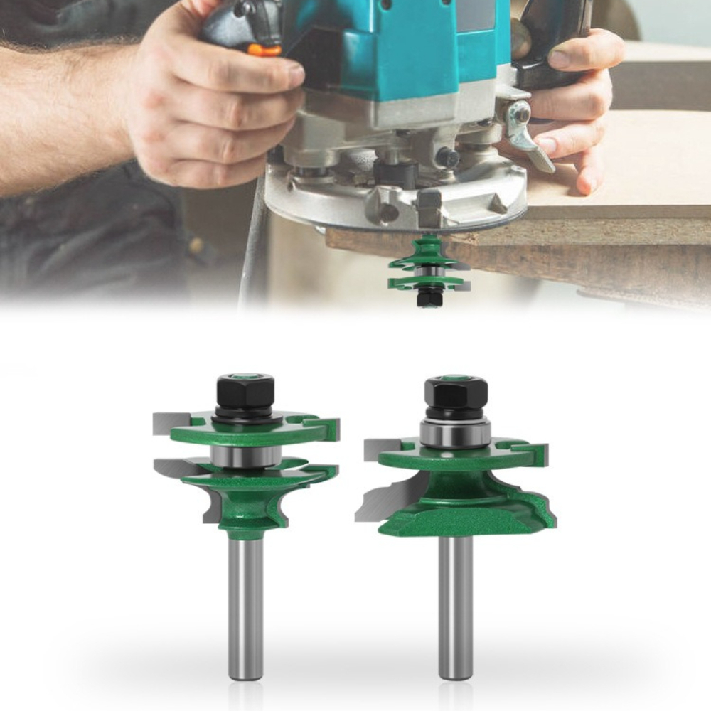 2Pcs Wood Frame Joint Router B - Woodworking Joints ulasan dan harga