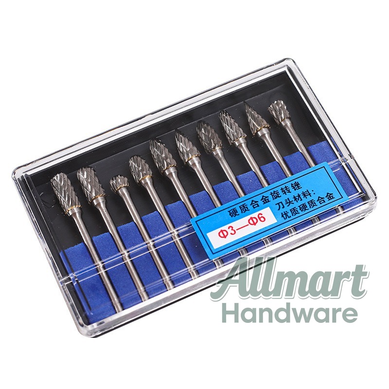 10PCS Wood Carbide Rotary Burr - Woodworking Kit ulasan dan harga
