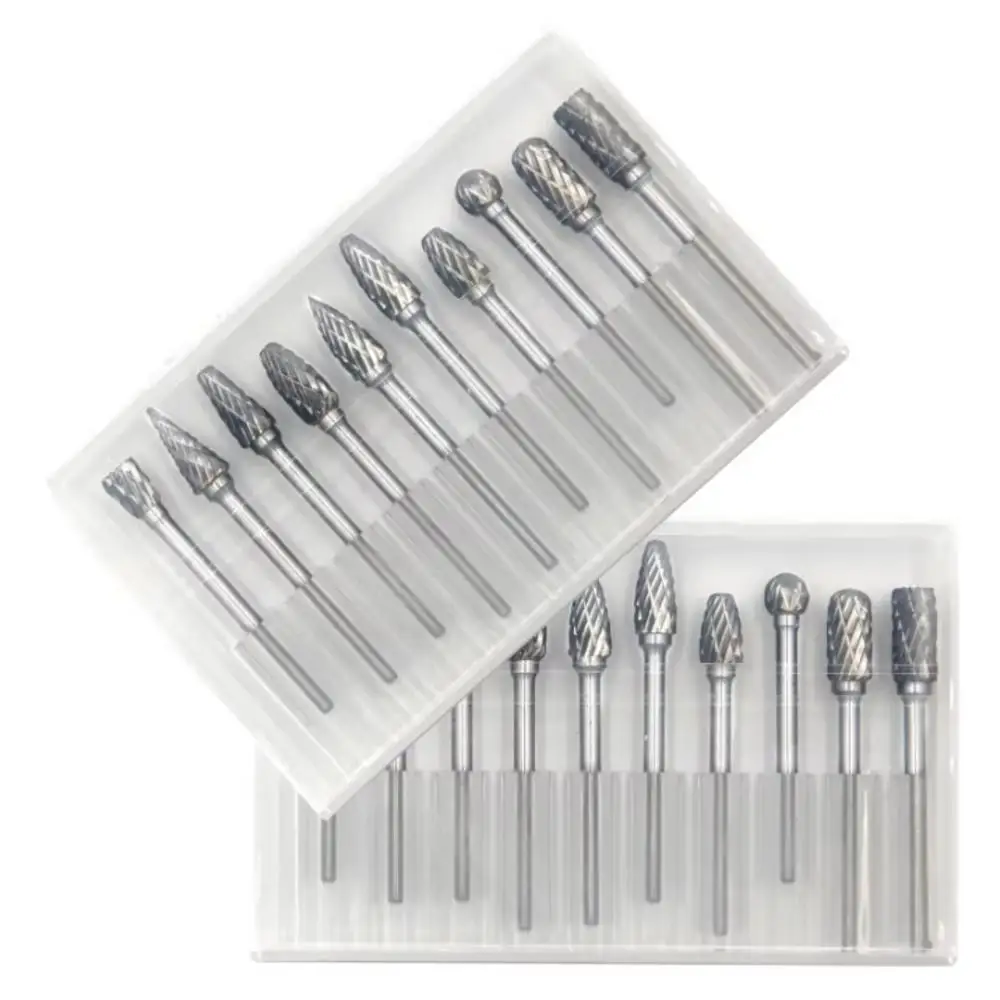 10PCS Carbide Rotary Burr Set  - Woodworking Kit ulasan dan harga