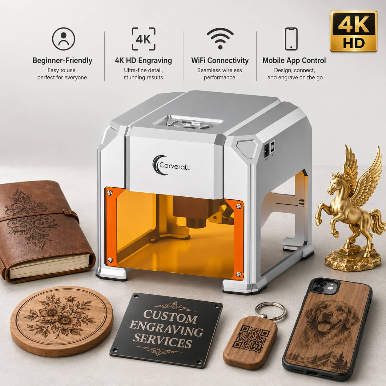 Carverall Laser Engraver Machi - Woodworking Veneer Cutter ulasan dan harga
