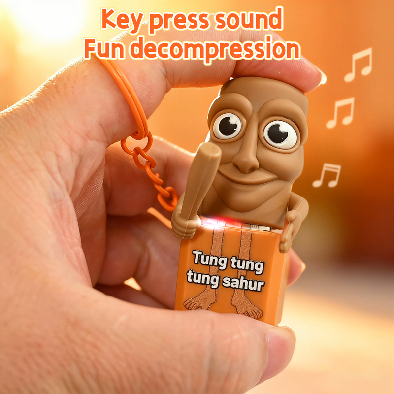 Tung tung tung Sahur Keychain  - Woodworking Hobbies ulasan dan harga