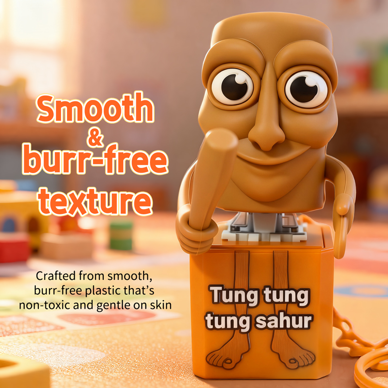 Tung tung tung Sahur Keychain  - Woodworking Hobbies ulasan dan harga