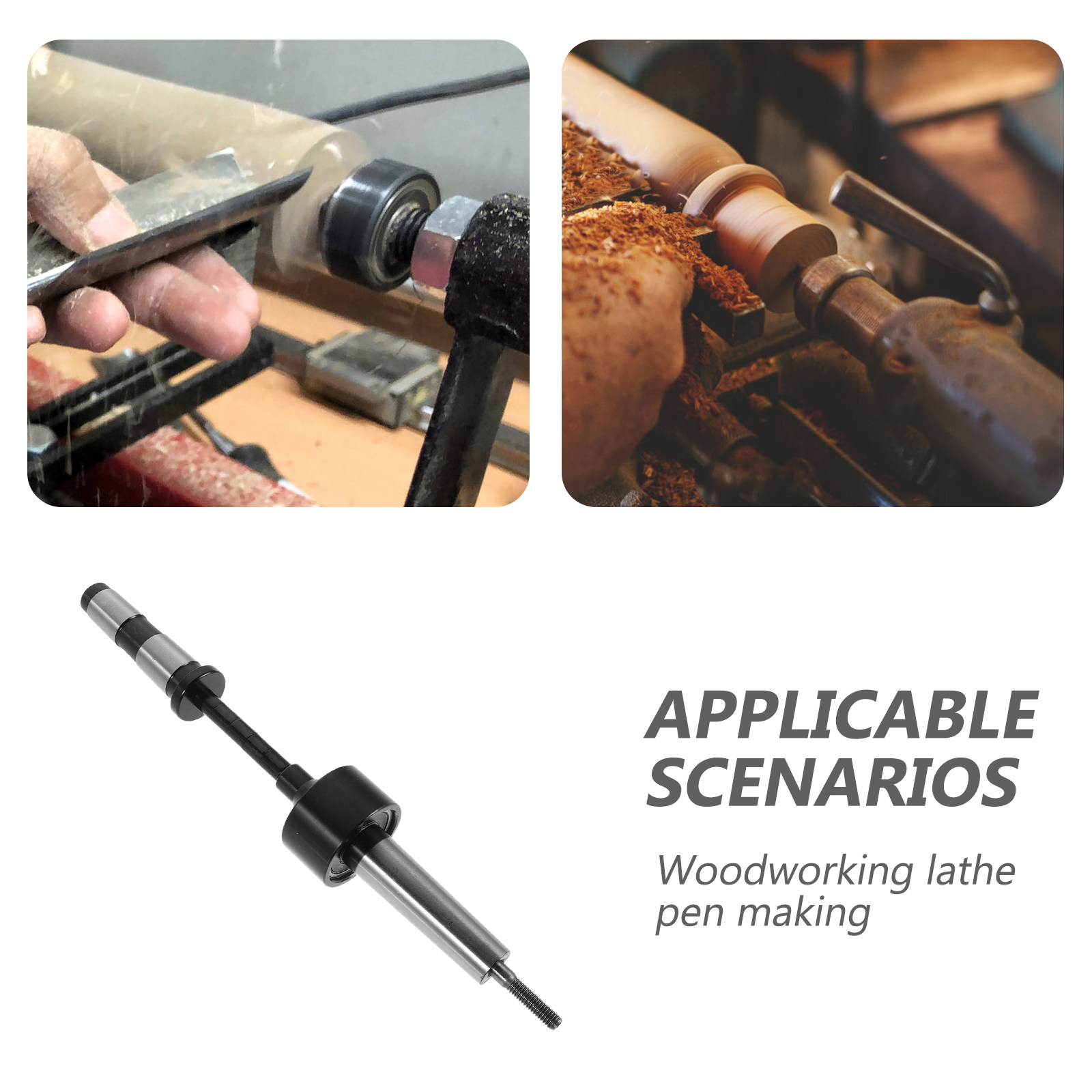 Wood Lathe Pen Mandrel Turning - Woodworking Project ulasan dan harga