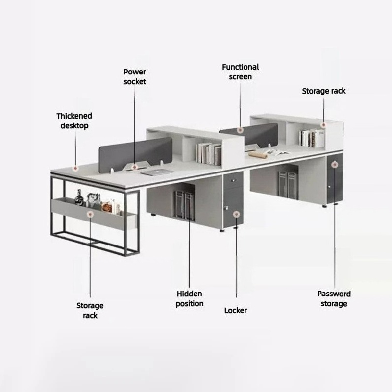 Office Staff Work Desk And Cha - Woodworking Desk Chair ulasan dan harga
