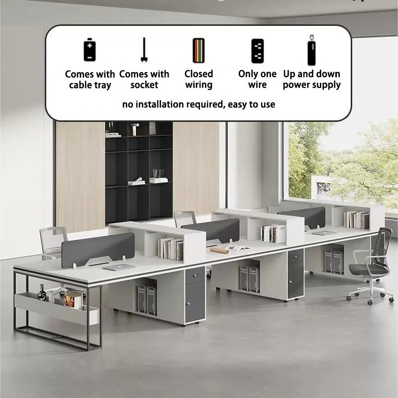 Office Staff Work Desk And Cha - Woodworking Desk Chair ulasan dan harga